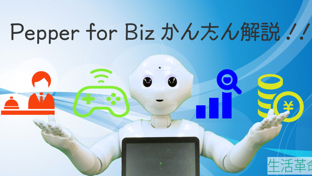 Pepper for Biz（法人向けモデル） かんたん解説